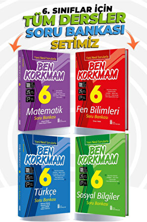 6.Sınıf Tüm Dersler Soru Bankası Seti