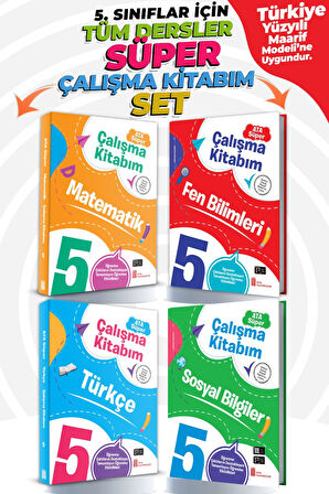 5.Sınıf Tüm Dersler Süper Çalışma Kitabım Set
