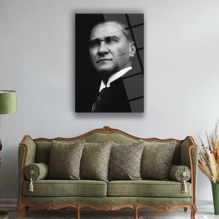 Atatürk Derin Bakışlar Cam Tablo – ATA163