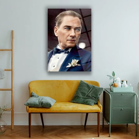 Atatürk Portre Cam Tablo – ATA189