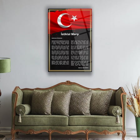 İstiklal Marşı Cam Tablo – ATA234