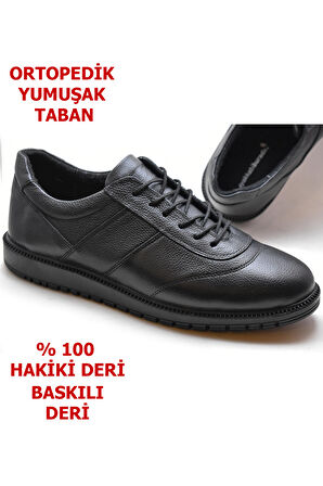 Ayakkabiburada 1050 Ortopedik Taban Hakiki Deri Erkek Kışlık Ayakkabı