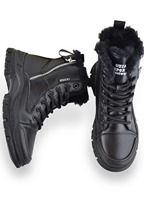 Guja 23K310-16 Tam Ortopedik Günlük Kadın Bot Ayakkabı Kadın Spor Kürklü Bot 