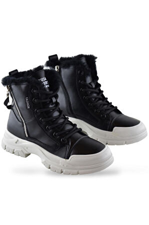 Guja 23K310-16 Tam Ortopedik Günlük Kadın Bot Ayakkabı Kadın Spor Kürklü Bot 