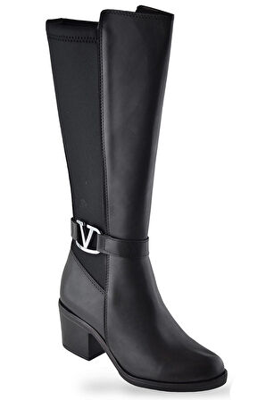 342 Günlük Fermuarlı Kadın Çizme Bot Ayakkabı Sis Kadın Topuklu Çizme 