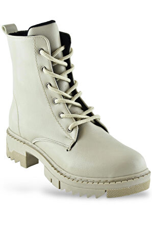 785 Günlük Bağcıklı Fermuarlı Siyah Kadın Bot Ayakkabı Kışlık Kadın Bot