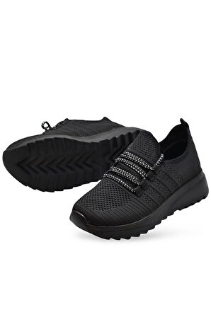 418 TAM Ortopedik Taban Triko Kadın Spor Ayakkabı Kadın Günlük Spor Ayakkabı