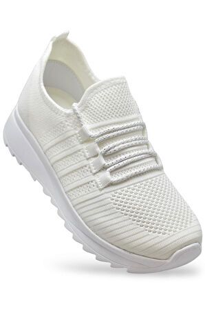 418 TAM Ortopedik Taban Triko Kadın Spor Ayakkabı Kadın Günlük Spor Ayakkabı