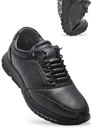 2046 Tam Ortopedik Taban Hakiki Deri Erkek Ayakkabı Günlük Erkek Deri Ayakkabı Hafif Poli Taban