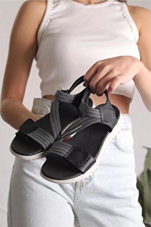 652 Ortopedik Taban Spor Outdoor Kadın Sandalet Esnek Hafif Sandalet