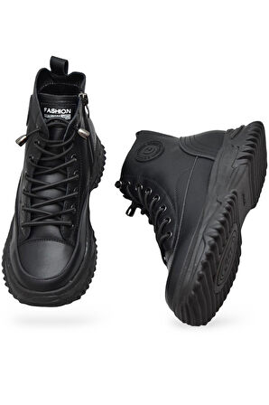 Full Ortopedik Taban Günlük Fermuarlı Bilekli Kadın Ayakkabı Spor Guja 24K310-13