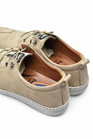 066 Tam Ortopedik Taban Hakiki Deri Nubuk Erkek Ayakkabı Günlük Erkek Ayakkabı Topuk Jelli