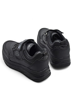 101Ç Ortopedik Taban Çocuk Spor Ayakkabı Unisex Çocuk Spor Ayakkabı Cırtlı Çocuk Spor