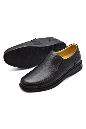 TAB8050 Ortopedik Taban Hakiki Deri Erkek Ayakkabı Mevsimlik Baba Ayakkabısı