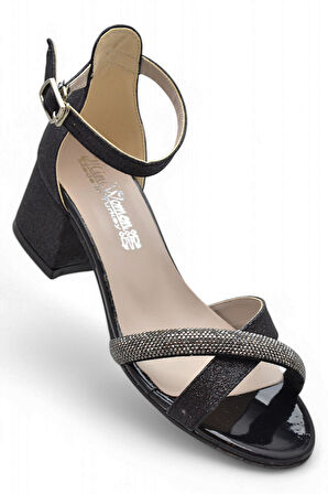 351 Abiye Kız Çocuk Topuklu Ayakkabı Taşlı Açık Kız Çocuk Nişan Abiye Ayakkabısı