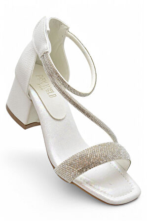 355 Abiye Kız Çocuk Topuklu Ayakkabı Kız Çocuk Nişan Abiye Ayakkabısı