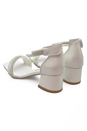 355 Abiye Kız Çocuk Topuklu Ayakkabı Kız Çocuk Nişan Abiye Ayakkabısı