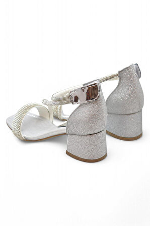 355 Abiye Kız Çocuk Topuklu Ayakkabı Kız Çocuk Nişan Abiye Ayakkabısı