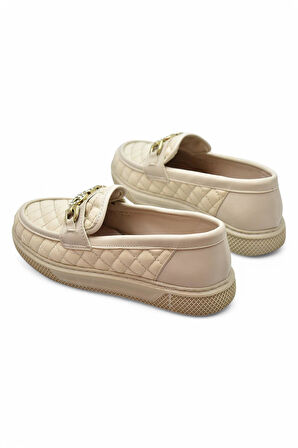 399 Rahat Taban Günlük Kadın Ayakkabı Kadın Laofer Ayakkabı Baklava Desenli