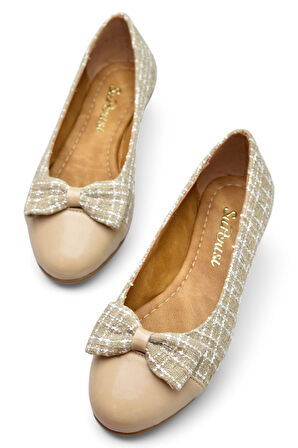 0893 Rahat Taban Günlük Kadın Babet Ayakkabı Nişan Düğün Abiye Kadın Klasik Ayakkabı