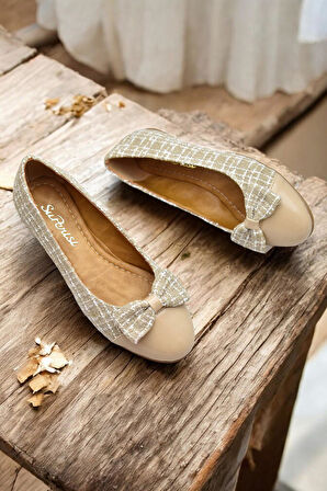 0893 Rahat Taban Günlük Kadın Babet Ayakkabı Nişan Düğün Abiye Kadın Klasik Ayakkabı