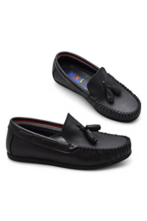 590-5 Rahat Taban Laofer Çocuk Ayakkabı Günlük Düğünlük Klasik Erkek Çocuk Ayakkabı