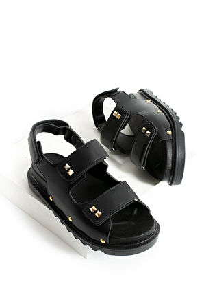 302L Ortopedik Taban Kadın Sandalet Günlük Kalın Taban Kadın Sandalet Terlik