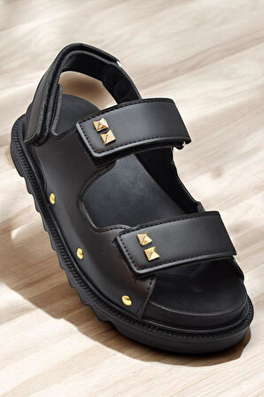 302L Ortopedik Taban Kadın Sandalet Günlük Kalın Taban Kadın Sandalet Terlik