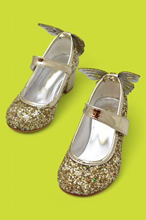 359 Abiye Kız Çocuk Topuklu Ayakkabı Kız Çocuk Nişan Abiye Ayakkabısı