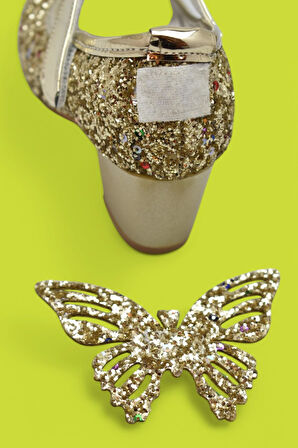 359 Abiye Kız Çocuk Topuklu Ayakkabı Kız Çocuk Nişan Abiye Ayakkabısı