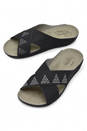 140525  TAM Ortopedik Taban Günlük Kadın Terlik Anatomik Taban