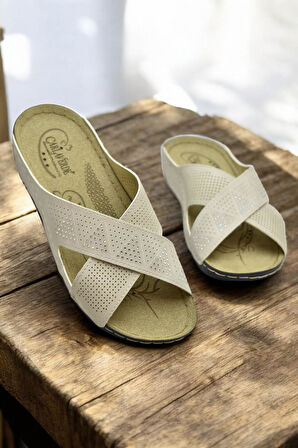 140525  TAM Ortopedik Taban Günlük Kadın Terlik Anatomik Taban