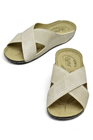 140525  TAM Ortopedik Taban Günlük Kadın Terlik Anatomik Taban