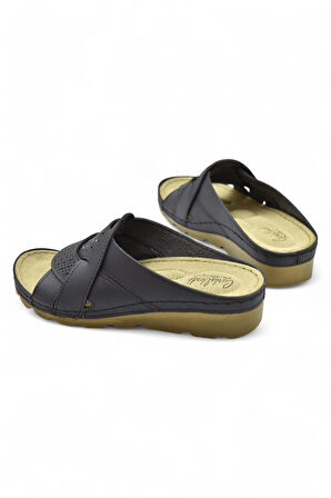 160149 CV TAM Ortopedik Taban Günlük Kadın Terlik Anatomik Taban