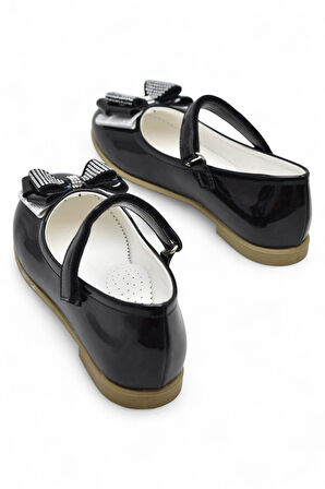 5952 Rahat Taban Tokalı Kız Çocuk Babet Ayakkabı Düğün Abiye Nişan Ayakkabısı