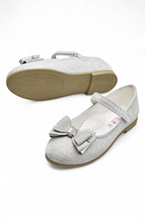 5952 Rahat Taban Tokalı Kız Çocuk Babet Ayakkabı Düğün Abiye Nişan Ayakkabısı