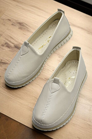 280H Rahat Ortopedik Taban Günlük Kadın Ayakkabı Babet Kadın Yazlık Ayakkabı