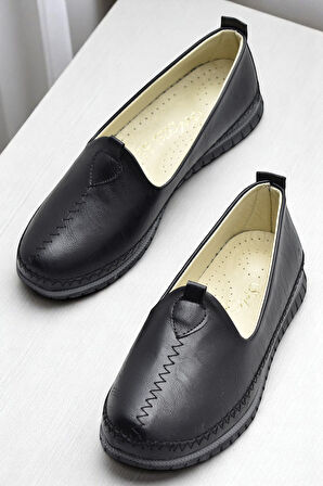 280H Rahat Ortopedik Taban Günlük Kadın Ayakkabı Babet Kadın Yazlık Ayakkabı