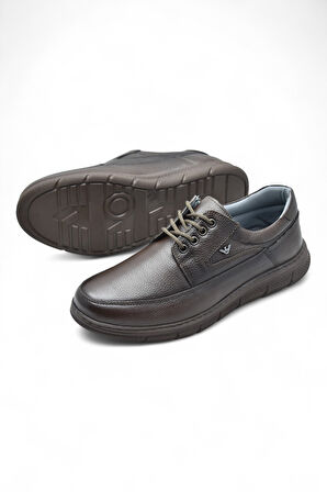 TAB202 Topuk Jelli Ortopedik Taban Hakiki Deri Erkek Ayakkabı Poli Hafif Taban