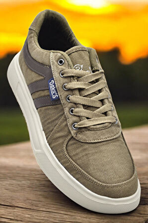 032 Ortopedik Taban Günlük Erkek Keten Spor Ayakkabı Erkek Spor Ayakkabı