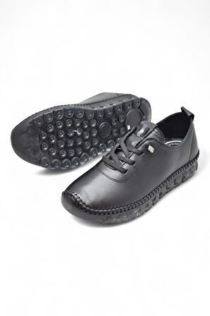 9050 Tam Ortopedik Taban Günlük Hakiki Deri Kadın Ayakkabı Kadın Ayakkabı