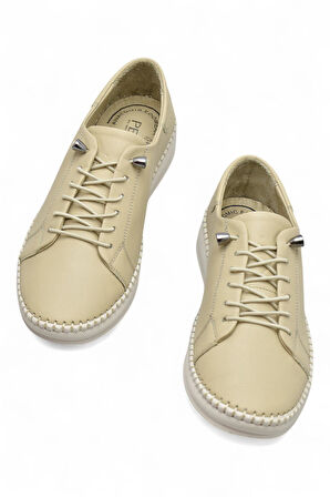 7866 Tam Ortopedik Taban Günlük Hakiki Deri Kadın Ayakkabı Kadın Casual Ayakkabı