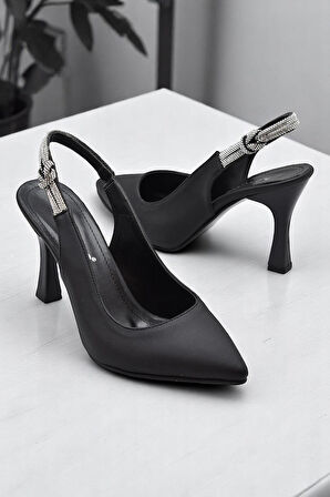 6509 9cm Kadın Topuklu Ayakkabı Stiletto Abiye Düğün Nişan Ayakkabısı