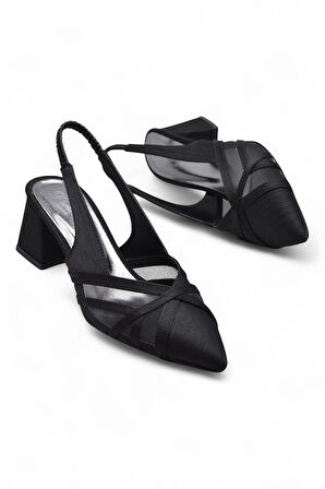 6521 4cm Kadın Topuklu Ayakkabı Stiletto Abiye Düğün Nişan Ayakkabısı