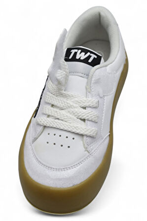 1057 Rahat Taban Çocuk Spor Ayakkabı Unisex Spor Ayakkabı Bağcıklı Ve Cırtlı 