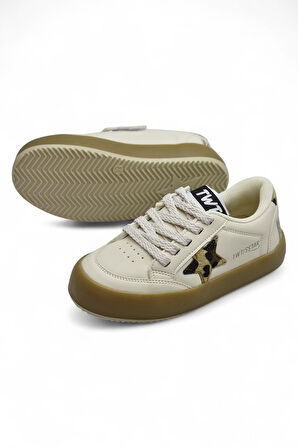 1057 Rahat Taban Çocuk Spor Ayakkabı Unisex Spor Ayakkabı Bağcıklı Ve Cırtlı 