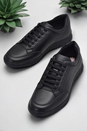 1259D Ortopedik Taban Günlük Hakiki Deri Erkek Ayakkabı Casual Erkek Deri Ayakkabı