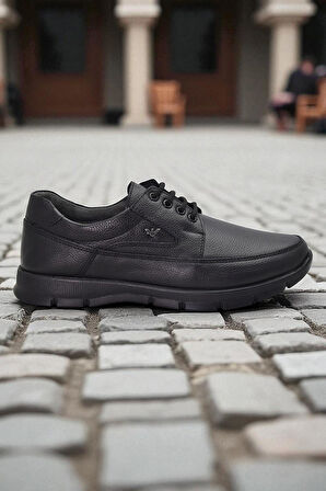 301 Ortopedik Topuk Masajlı Hakiki Deri Erkek Ayakkabı Kışlık Erkek Deri Ayakkabı