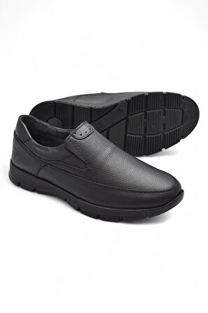 301 Ortopedik Topuk Masajlı Hakiki Deri Erkek Ayakkabı Kışlık Erkek Deri Ayakkabı