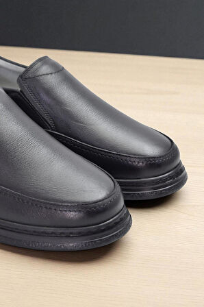 TAB450 Ortopedik Taban Hakiki Deri Erkek Ayakkabı Mevsimlik Baba Ayakkabısı